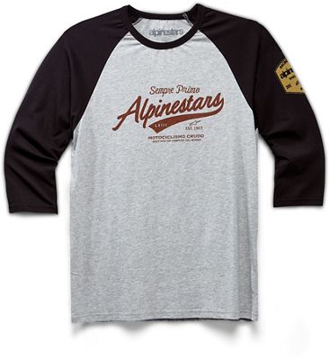 Alpinestars Script Premium Tee  - nero- grigio, nero- grigio