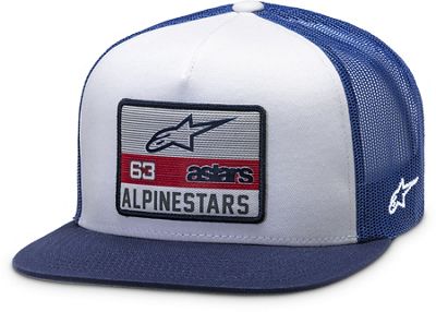 Alpinestars Sponsored Hat  - White-Navy, White-Navy
