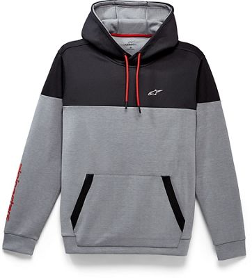 Felpa con cappuccio Alpinestars Focus  - grigio melange - XL, grigio melange