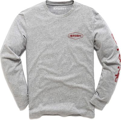 Maglietta maniche lunghe Alpinestars Outland Premium  - grigio melange, grigio melange