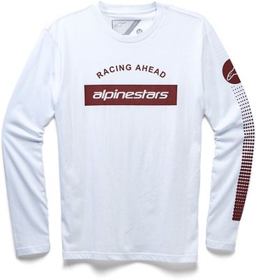 Maglia maniche lunghe Alpinestars Arc Bar  - bianco, bianco
