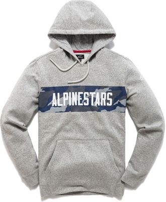 Felpa con cappuccio Alpinestars Black Pullover  - grigio melange, grigio melange