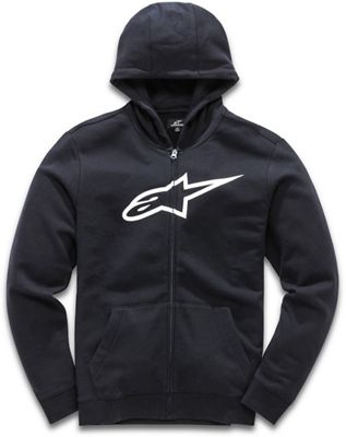 Alpinestars Kid's Ageless Fleece Hoodie  - nero - bianco - XS, nero - bianco