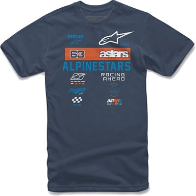 Maglietta Alpinestars Sponsored  - blu scuro - XL, blu scuro