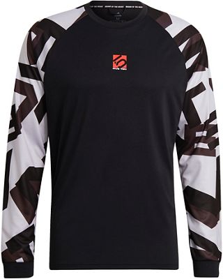 Five Ten TrailX Long Sleeve Tee - Black-Light Granite - L}, Black-Light Granite