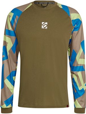 Five Ten TrailX Long Sleeve Tee - ocus Olive-Orbit Green - L}, ocus Olive-Orbit Green