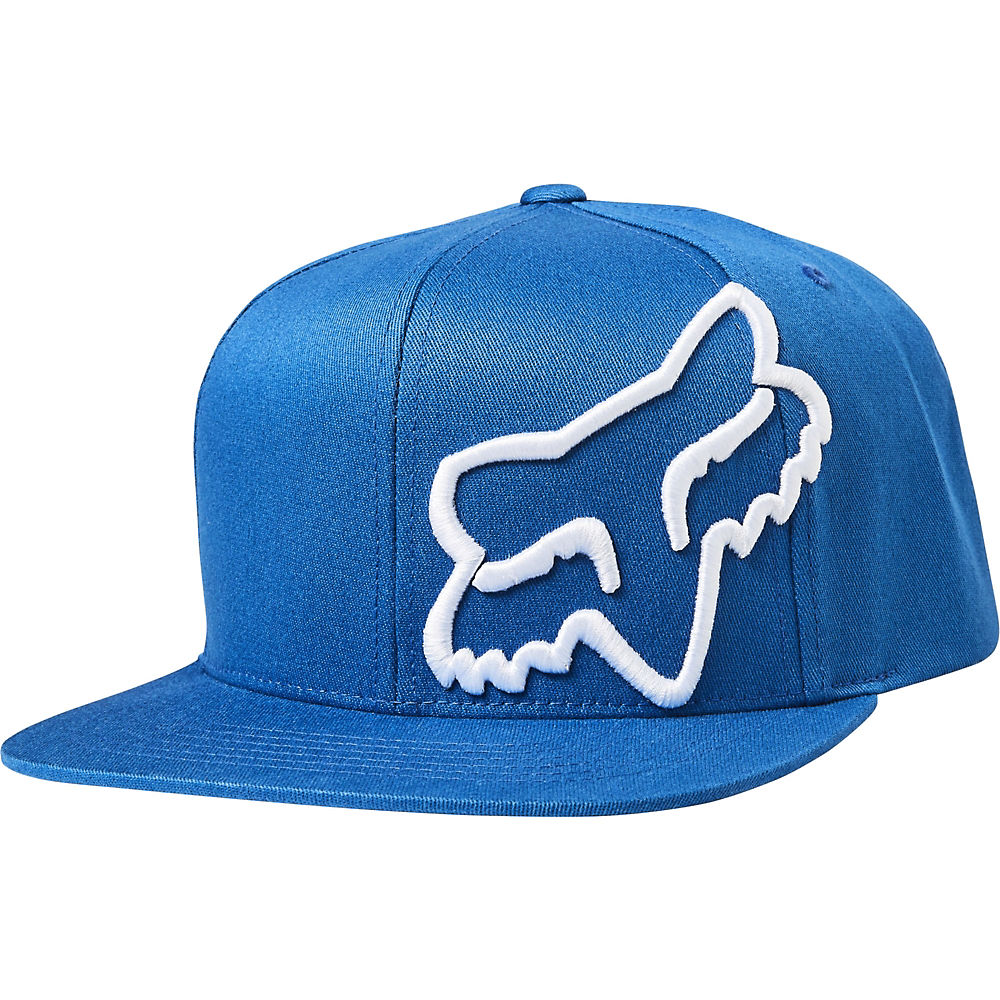 Fox Racing Headers Snapback Hat - Bleu/Blanc, Bleu/Blanc