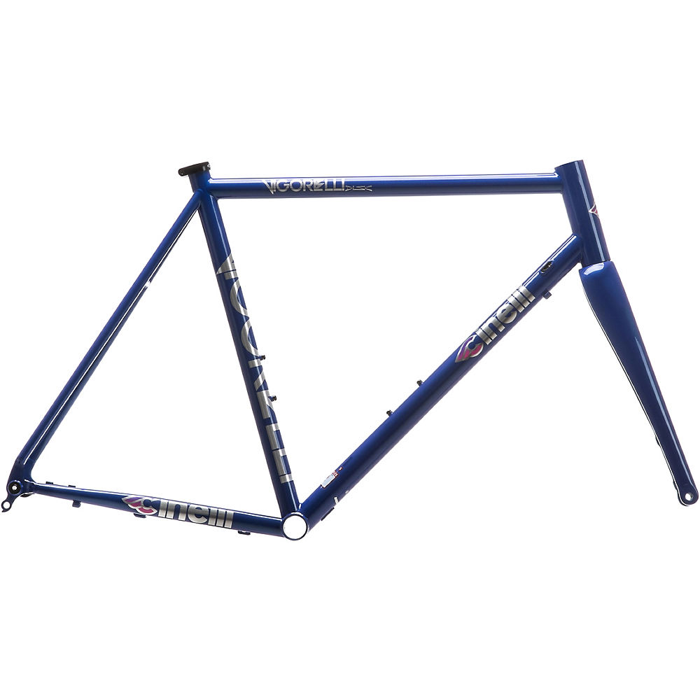 Cadre de route Cinelli Vigorelli (acier, à disque) 2021 - Bleu - 59cm (23), Bleu