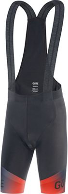 Gore Wear Fade Cycling Bib Shorts (Plus) SS21 - Nero/Rosso, Nero/Rosso