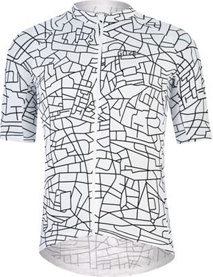 Gore Wear Gotham Cycling Jersey SS21 - bianco - nero, bianco - nero