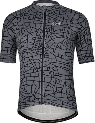 Gore Wear Gotham Cycling Jersey SS21 - Grigio/Nero - XL, Grigio/Nero