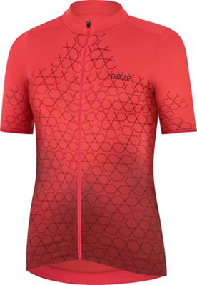 Gore Wear Women's Curve Cycling Jersey SS21 - Pink - 36}, Pink