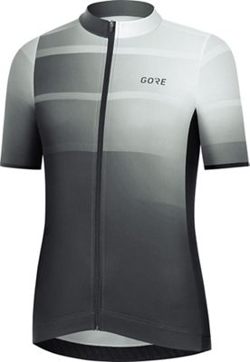 Gore Wear Women's Cycling Force Jersey SS21 - White-Black - S}, White-Black