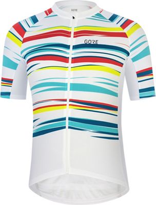 Gore Wear Savannah Cycling Jersey SS21 - White-Multi, White-Multi