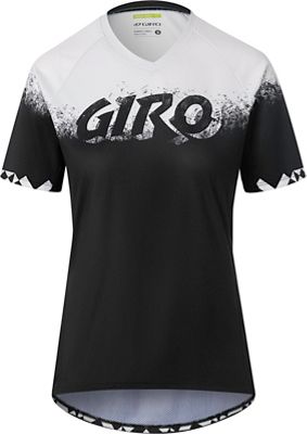 Giro Women's Roust Short Sleeve MTB Jersey - Black Sintra - L}, Black Sintra