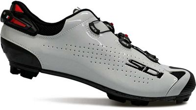 Sidi Tiger 2 SRS Carbon MTB Cycling Shoes SS21 - Black-Grey Polished - EU 41, Black-Grey Polished