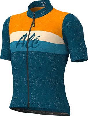 Alé Classic Storica Jersey SS21 - Petrolio-Petroleum-Orange, Petrolio-Petroleum-Orange