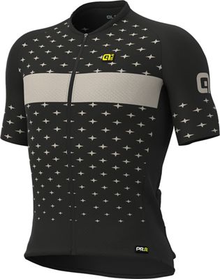 Alé PRR Stars Jersey SS21 - Black-Dove Grey - XL}, Black-Dove Grey