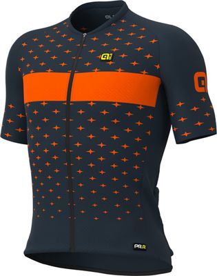 Alé PRR Stars Jersey SS21 - Grey-Orange - XXXL}, Grey-Orange