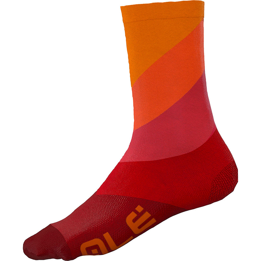 Alé Diagonal Digitopress Socks SS21 - Red - S}, Red