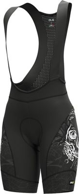 Alé Women's PRR Skull Bib Shorts SS21 - Nero, Nero