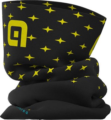 Alé Stars NeckTube SS21 - Black-Yellow - One Size, Black-Yellow