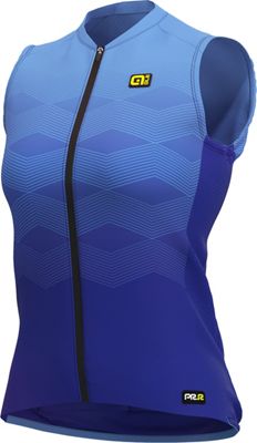 Alé Women's PRR Magnitude Sleeveless Jersey SS21 - Blue - S}, Blue