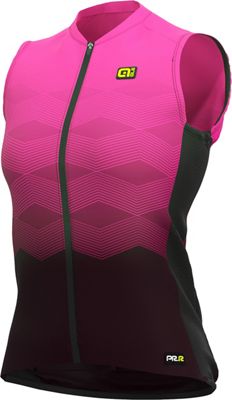 Alé Women's PRR Magnitude Sleeveless Jersey SS21 - Pink - L}, Pink