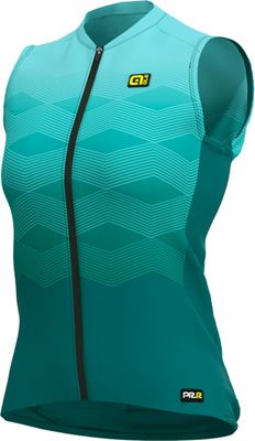 Alé Women's PRR Magnitude Sleeveless Jersey SS21 - Turquoise - L}, Turquoise