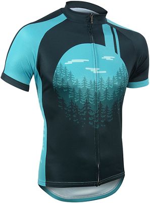 Primal Au Naturale Sport Cut Cycling Jersey SS21 - Blue-White - S}, Blue-White