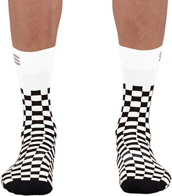 Sportful Checkmate Cycling Socks SS21 - bianco - nero, bianco - nero