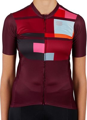 Sportful Women's Idea Cycling Jersey SS21 - Red Wine - M}, Red Wine