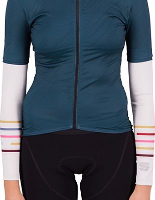 Sportful Women's Thermodrytex Arm Warmers SS21 - White-Multicolor - XS, White-Multicolor