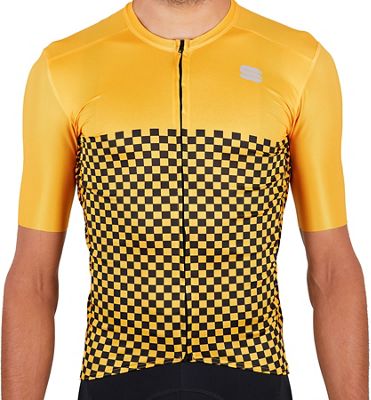 Sportful Checkmate Cycling Jersey SS21 - giallo - XXXL, giallo