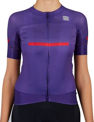 Sportful Women's Evo Cycling Jersey SS21 - Violet - XL}, Violet