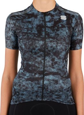 Sportful Women's Escape Supergiara Cycling Jersey SS21 - Black - M}, Black