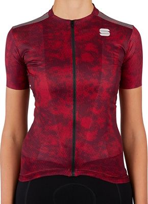 Sportful Women's Escape Supergiara Cycling Jersey SS21 - Red Rumba - S}, Red Rumba