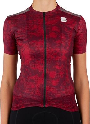 Sportful Women's Escape Supergiara Cycling Jersey SS21 - Red Rumba - L}, Red Rumba