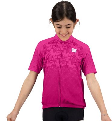 Sportful Kid's Super Girl Cycling Jersey SS21 - BUBBLE GUM - 13-14 Years, BUBBLE GUM