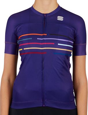 Sportful Women's Velodrome Cycling Jersey SS21 - Violet - XL}, Violet