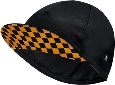 Sportful Checkmate Cycling Cap SS21 - Nero/Giallo - One Size, Nero/Giallo