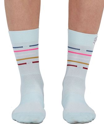 Sportful Women's Velodrome Cycling Socks SS21 - Blue Sky-Multicolor - S/M, Blue Sky-Multicolor