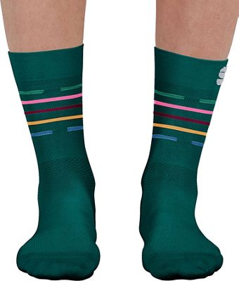 Sportful Women's Velodrome Cycling Socks SS21 - Sea Moss-Multicolor - S/M, Sea Moss-Multicolor