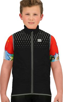 Sportful Kid's Reflex Vest Cycling Gilet SS21 - nero - 13-14 Years, nero