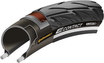 Continental E.CONTACT City Tyre 2017 - Black-Reflex - 26, Black-Reflex