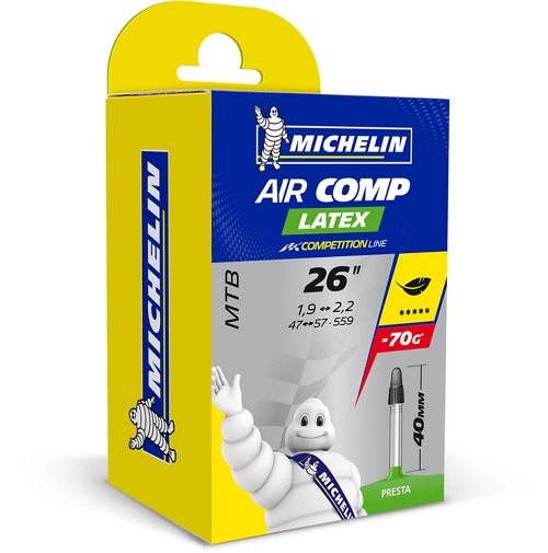 NEW Michelin AirComp Latex Inner Tube 700c 26" 622 559 Presta Schrader Road MTB 