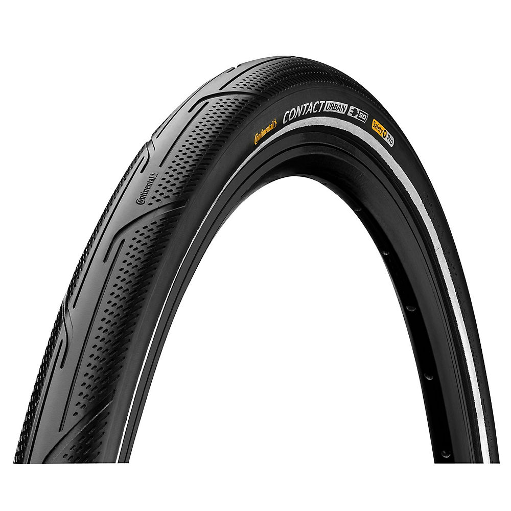 Continental Contact Urban Tyre - Black - Reflex - 700c}, Black - Reflex