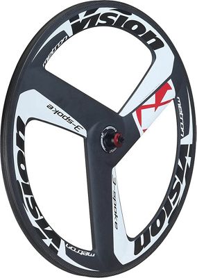 Vision Metron 3 Spoke Tubular Rear Wheel - rosso - bianco - 700c, rosso - bianco