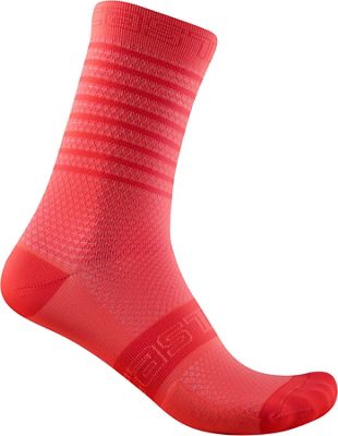 Castelli Women's Superleggera 12 Socks SS21 - Brilliant Pink - L/XL/XXL, Brilliant Pink