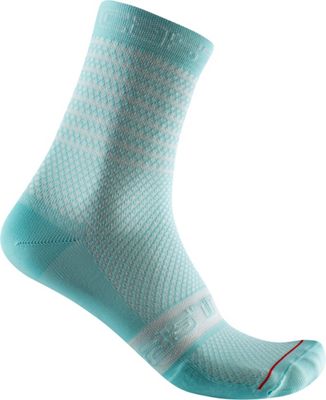 Castelli Women's Superleggera 12 Socks - Skylight-Light Acqua - L/XL, Skylight-Light Acqua